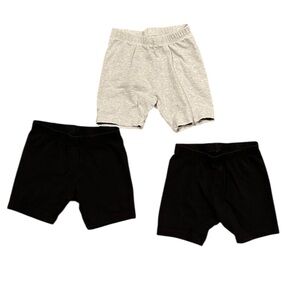 Set of 3 Old Navy Biker Shorts, Black & Gray 3T